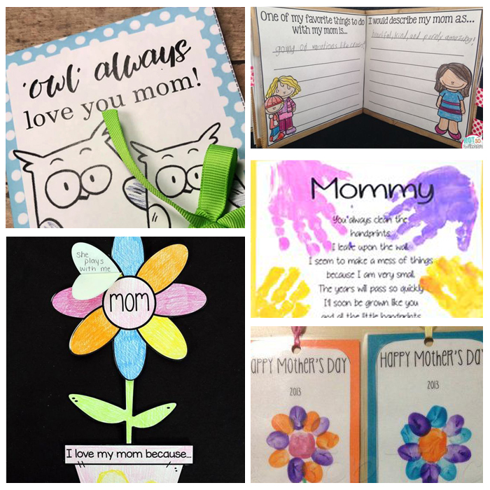 20+ Ideas For Mother's Day In The Classroom - DIY Gifts, Classroom Party Ideas, Books, Printables, Etc. 