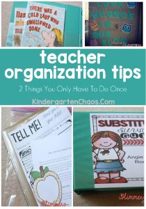 Teacher Organization: 2 Things You Will Only Have To Do Once To Stay Organized All Year!
