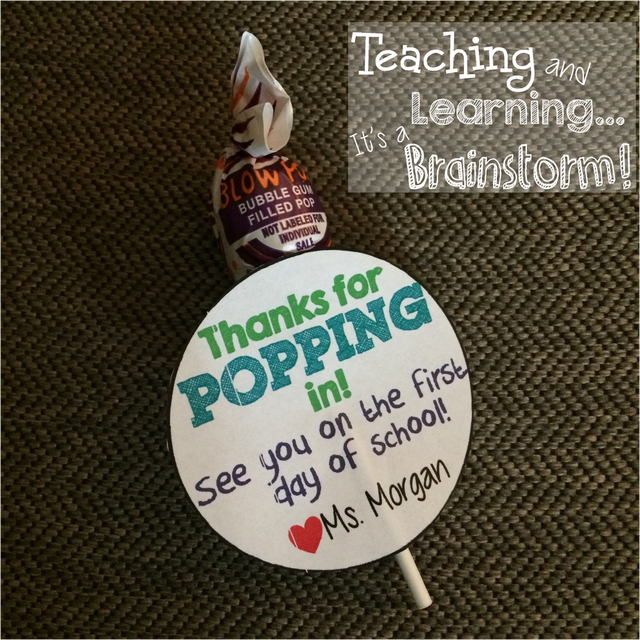 Poppin' In - Meet the Teacher