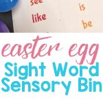 Teacher Hack - Easter Egg Sensory Bin - Kindergarten Chaos