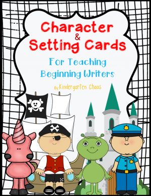 Character Cards - Kindergarten Chaos