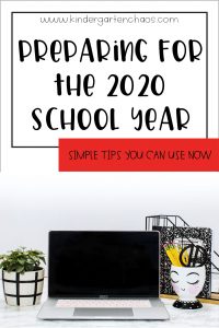Tips and ideas for preparing for the 2020 school year. We all know it is going to be different, here are some ways to help you prepare!