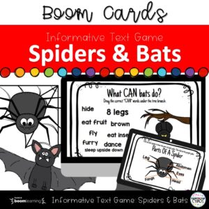 Spider &amp; Bat Themed Activities For Kindergarteners - Kindergarten Chaos ...
