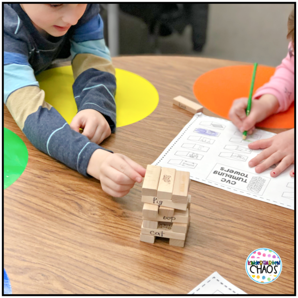Tumbling Towers Jenga Games for the Classroom Kindergarten Chaos