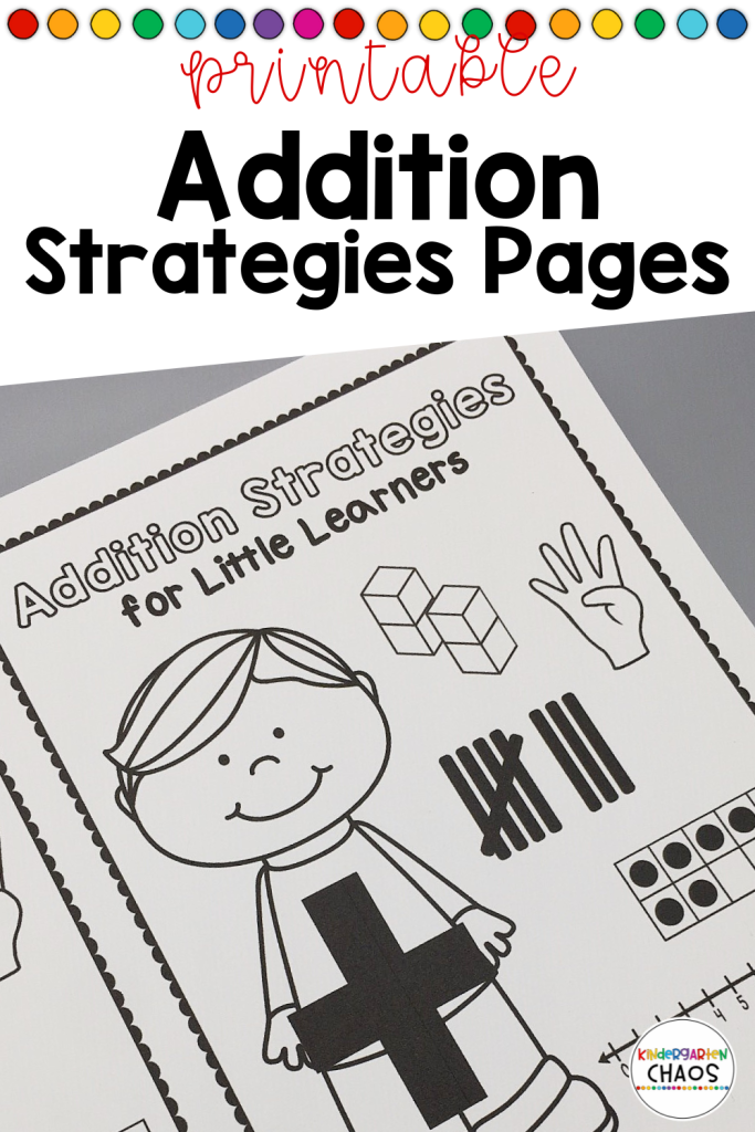 Don't stress over how to teach addition to your little learners anymore, I have exactly what you need. This Addition Strategies Resource has pages to help teach 8 different strategies. 