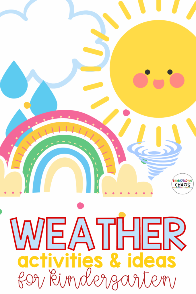 My favorite weather activities & ideas for a spring theme in your Kindergarten classroom. 