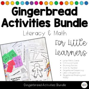 Gingerbread Literacy and Math Bundle