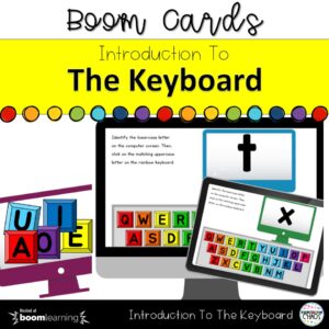 Introduction to the Keyboard Letter ID Practice Boom Cards™ Digital Learning