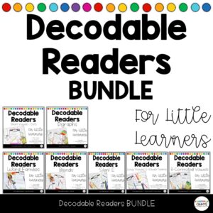 Decodable Reader Books - BUNDLE - SOR - CVC, Word Families, Digraphs, Vowels