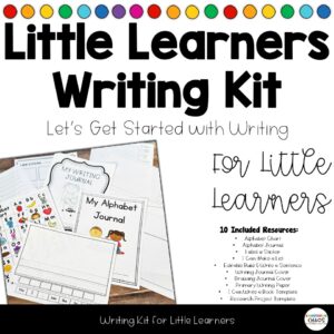 Kindergarten Writing Kit for Little Learners | Writing Center | Writing Paper