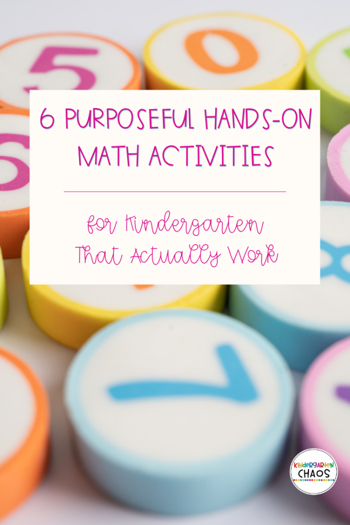 6 Purposeful Hands-On Math Activities for Kindergarten That Actually Work