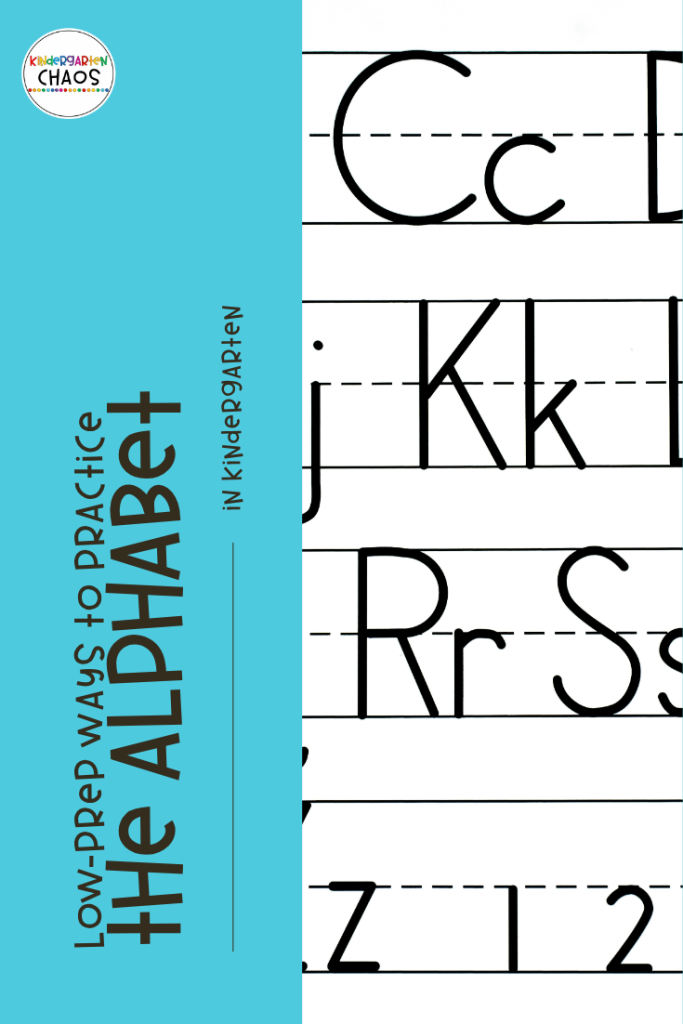 Alphabet Activities for Kindergarten