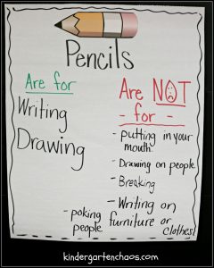 Teaching explicitly the rules and behaviors.