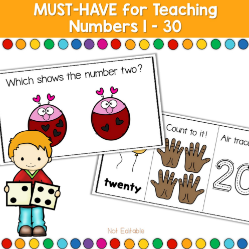 All About Numbers 1-30 Digital Slides | Kindergarten | Number Sense | Counting - Image 3
