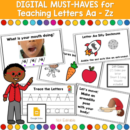 All About Letters Bundle | Alphabet | Printable Worksheets + Digital Slides |SOR - Image 3