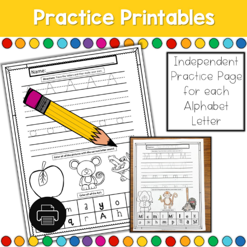 All About Letters Bundle | Alphabet | Printable Worksheets + Digital Slides |SOR - Image 4